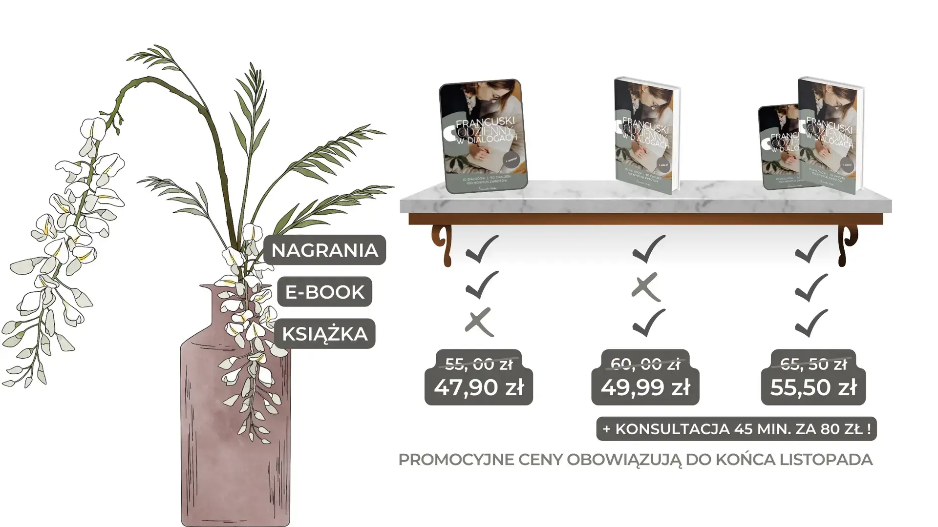 promocja zeszyt ćwiczeń z dialogami francuski