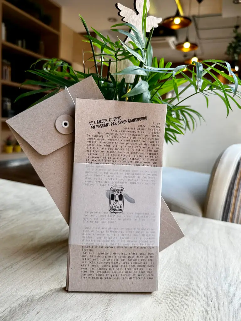 KOPERTA Z PLIKIEM WERSJA CADEAU KURS NAKLEJKOWY FRANCUSKI LEONARD