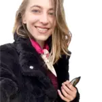 francuska literka uśmiech apaszka