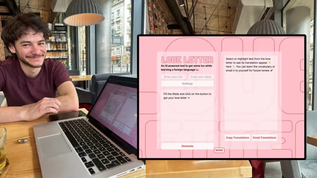 darmowa strona do nauki francuskiego sztuczna inteligencja love letter po francusku