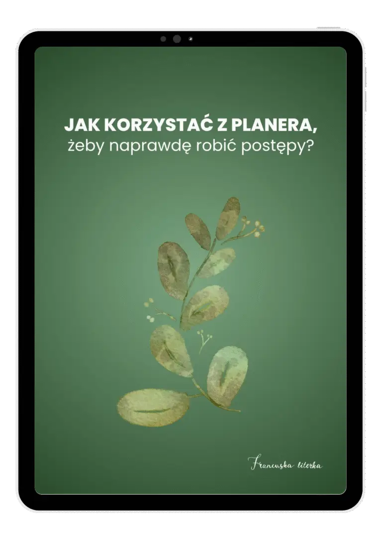 EBOOK BONUS PLANER JAK KORZYSTAĆ