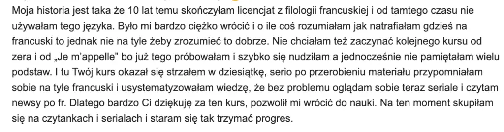 historia, opinia Dominiki FPiM