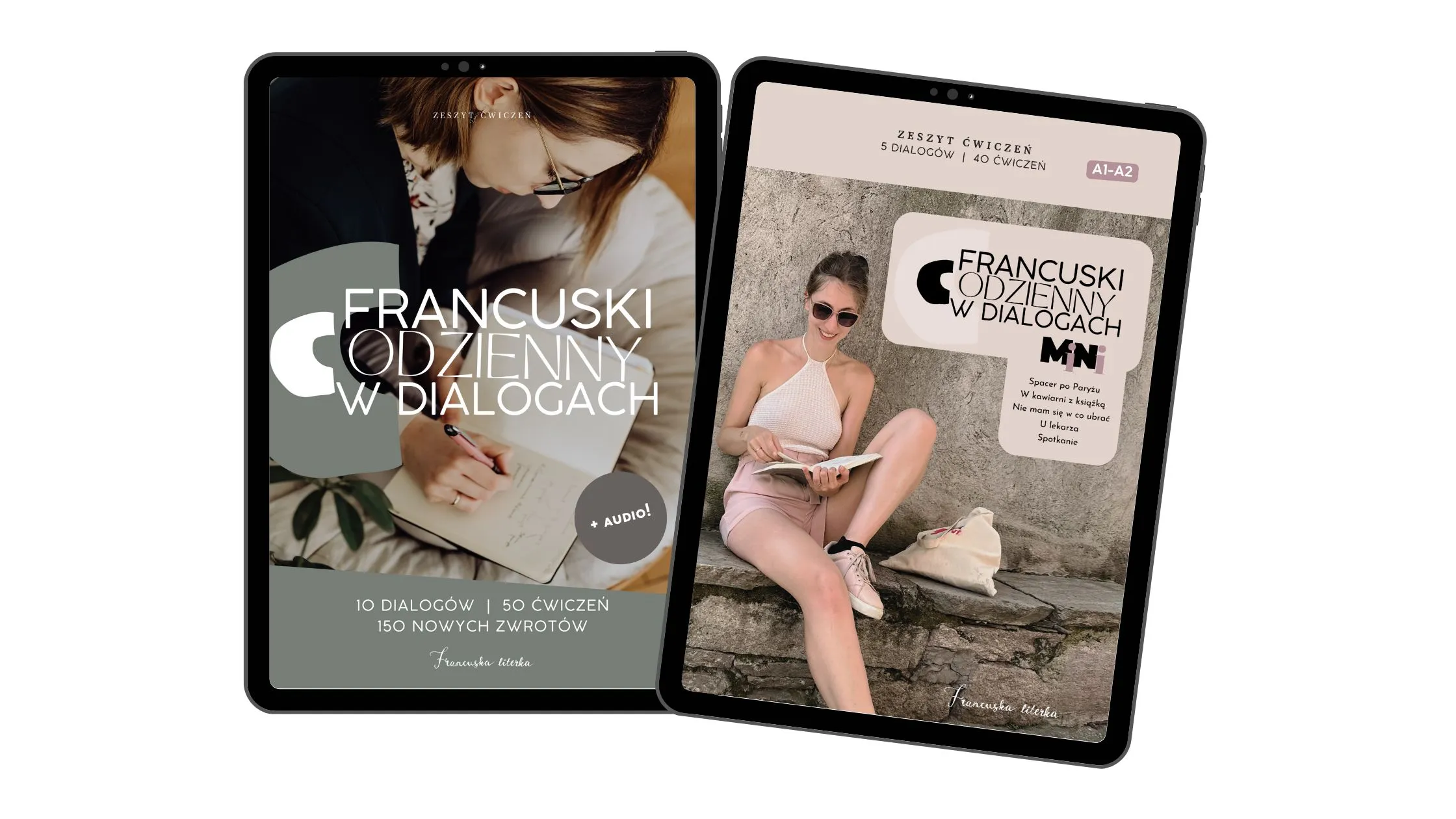 Zestaw dwóch zeszytów Francuski Codzienny