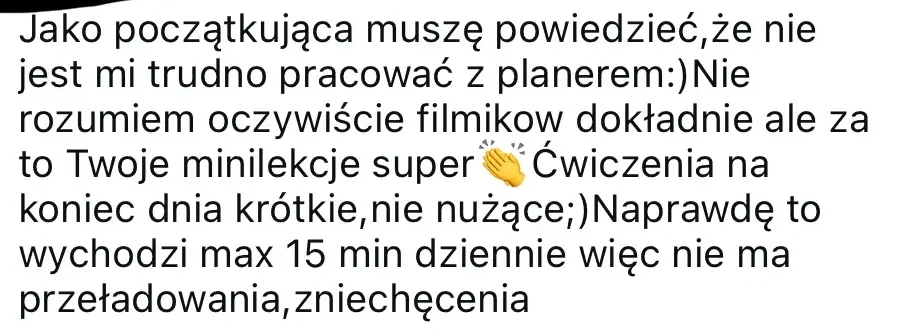 Opinia Moniki o planerze
