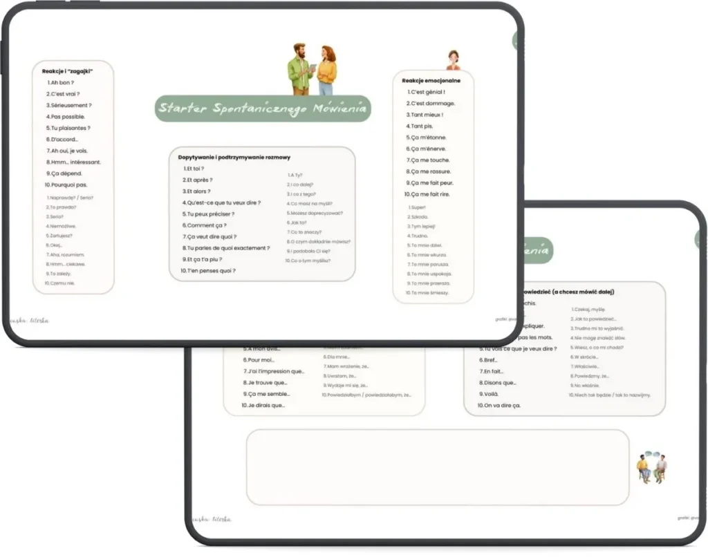 Bonus Starter Spontanicznego Mówienia grafika