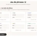 Jeu de phrases