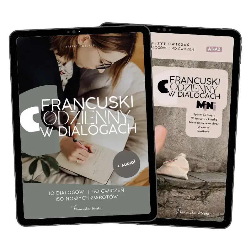 Zestaw zeszytów Francuski Codzienny w dialogach
